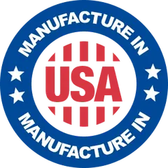 Manufactured in USA badge